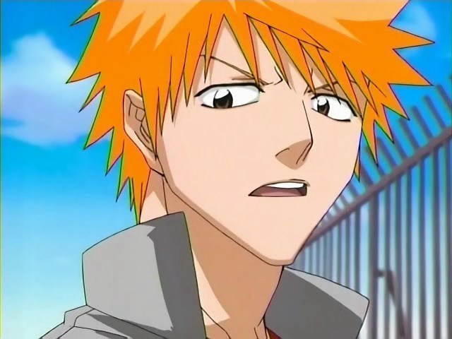 ichigo from bleach and that guy from karin. 