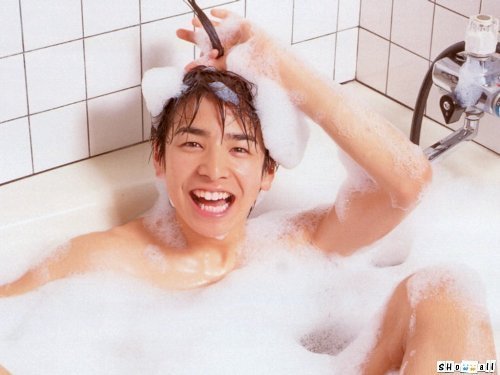 KOIKE Aya in the bath room