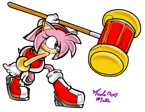 amy rose hammer toy