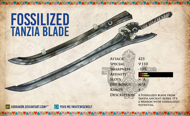 monster hunter weapon models