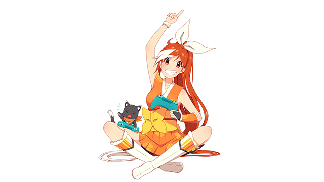 Crunchyroll Hime Playing Video Games