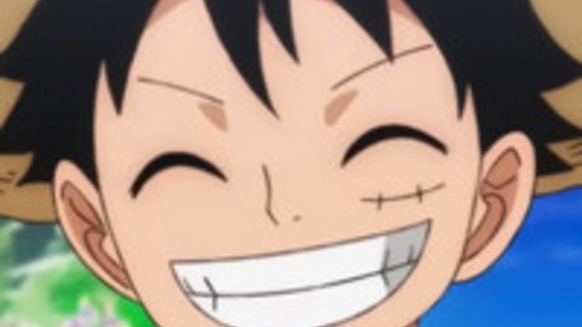 anime happy grin