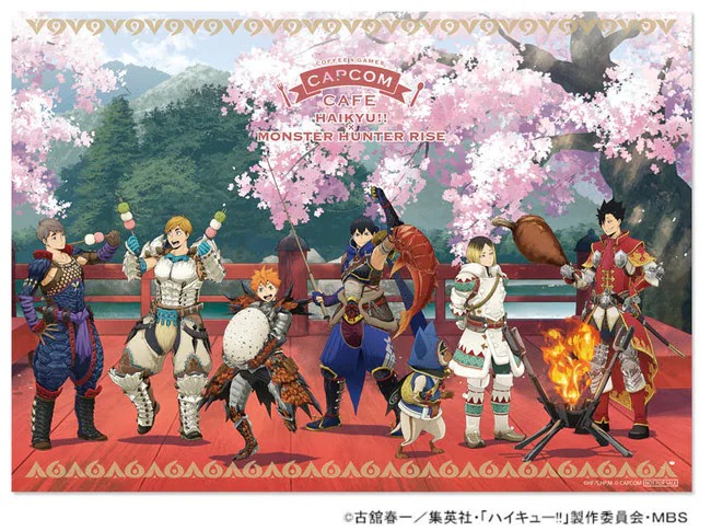 Haikyu!! x Monster Hunter Rise collab cafe