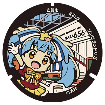 ZOMBIE LAND SAGA REVENGE manhole covers