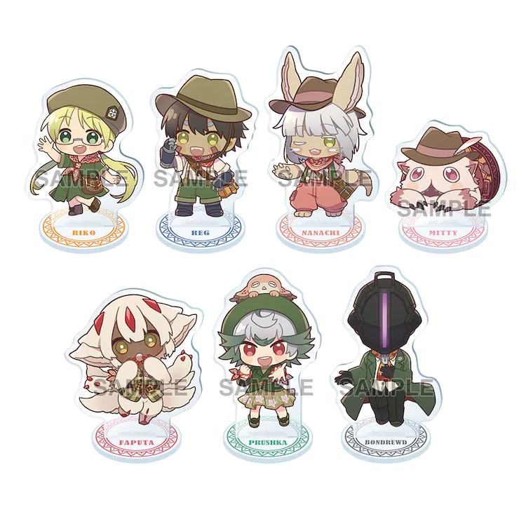 Made in Abyss chibi acrylic standees