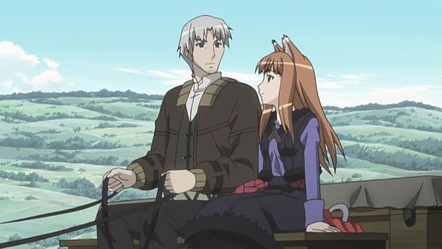 Holo and Lawrence from Spice and Wolf