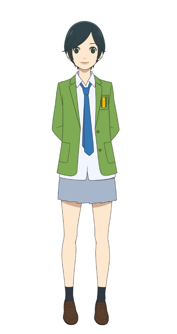 A character setting of Eriko Tase, a member of the high school soccer club from the upcoming Farewell, My Dear Cramer TV anime.