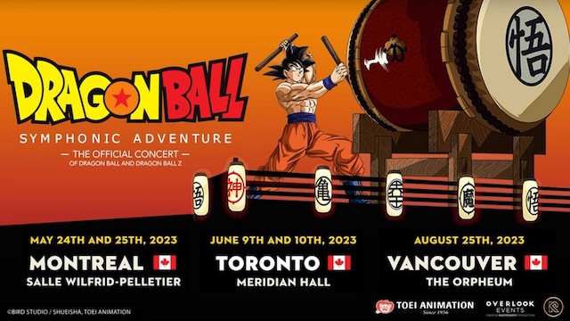 #Dragon Ball Symphonic Adventure Concert reist 2023 nach Kanada