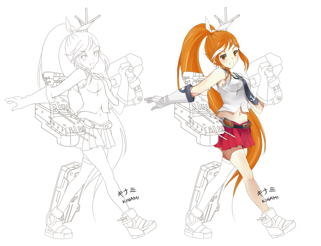 I decided to make Crunchyroll's Hime cosplay from the Light Cruiser Ag...