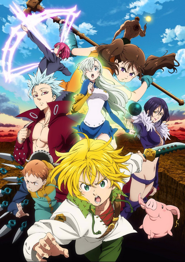 Crunchyroll Segunda temporada de Nanatsu no Taizai ganha