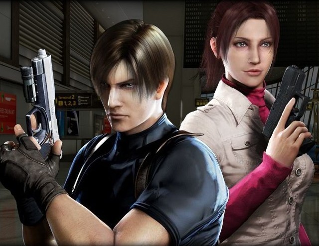 resident evil degeneration leon and claire