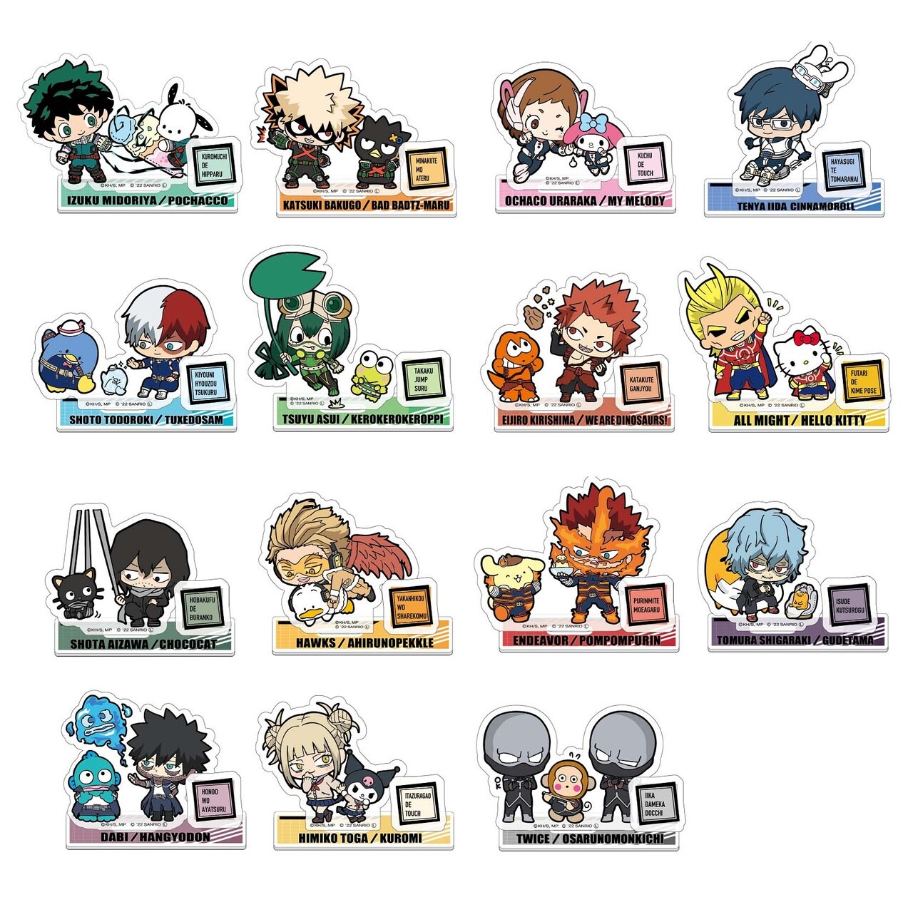 crunchyroll my hero academia and sanrio team up for a 2nd super adorable collab