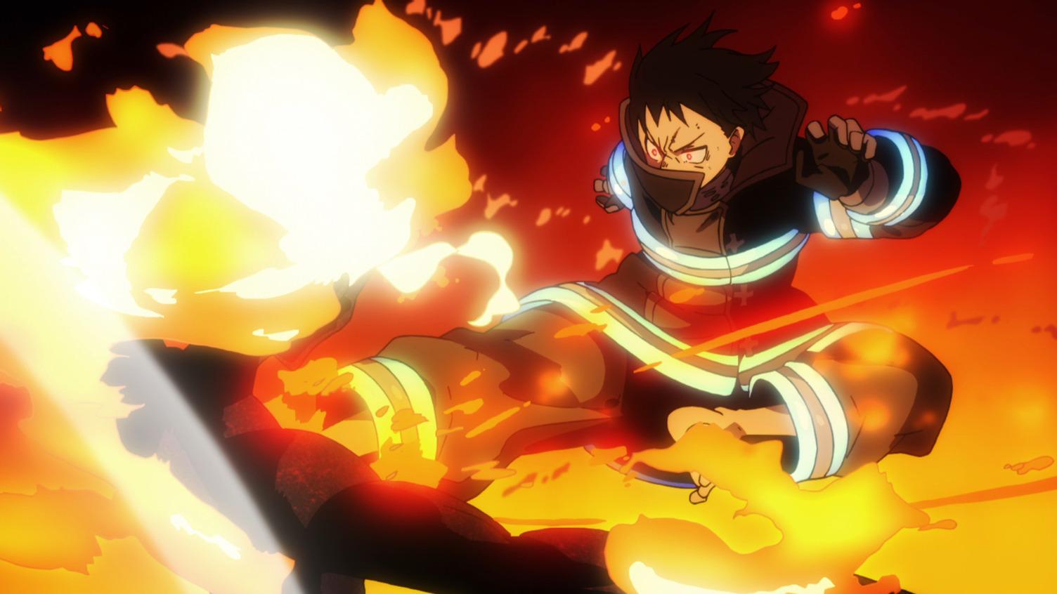 Fire Force Shinra-Kopfball