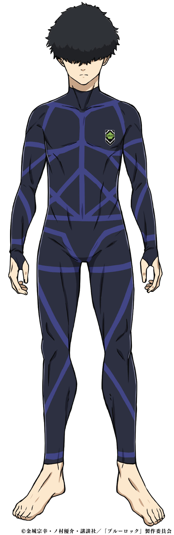 BLUELOCK Ikki Niko character design