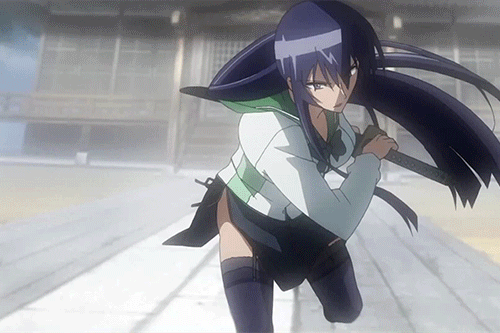 Saeko from High School Of The Dead. 