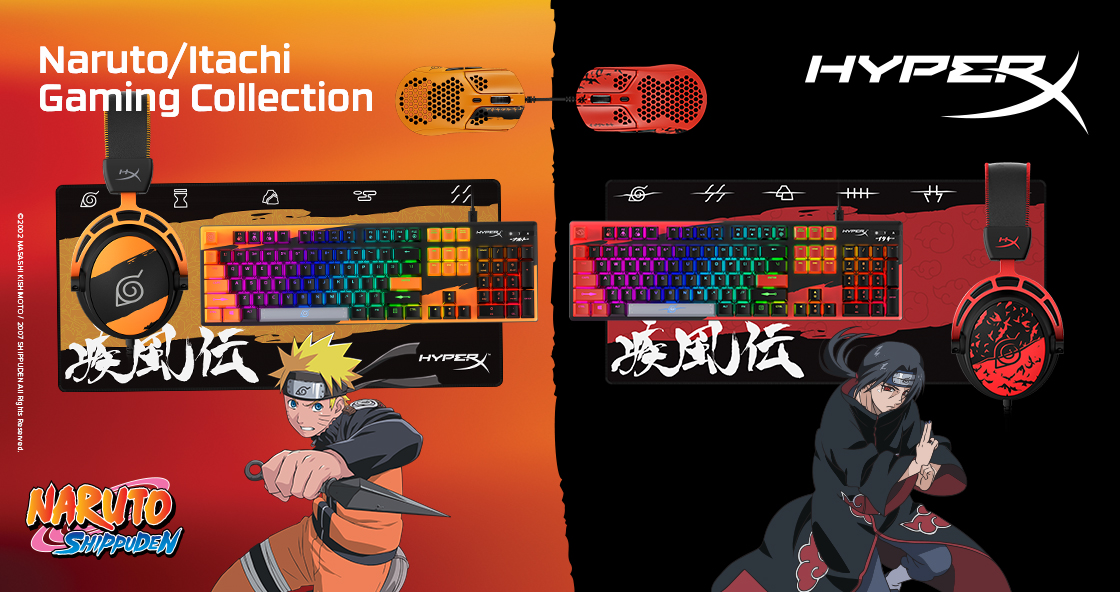 HyperX Teams Up with Naruto Shippuden for Limited Edition Gaming Collection