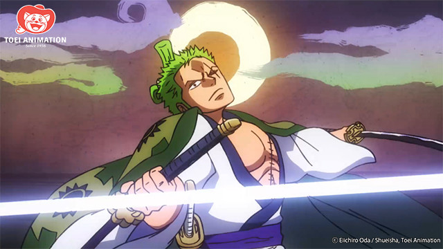 zoro wearing straw hat