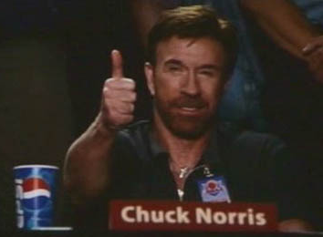 Very well done I, and Chuck Norris approve. 