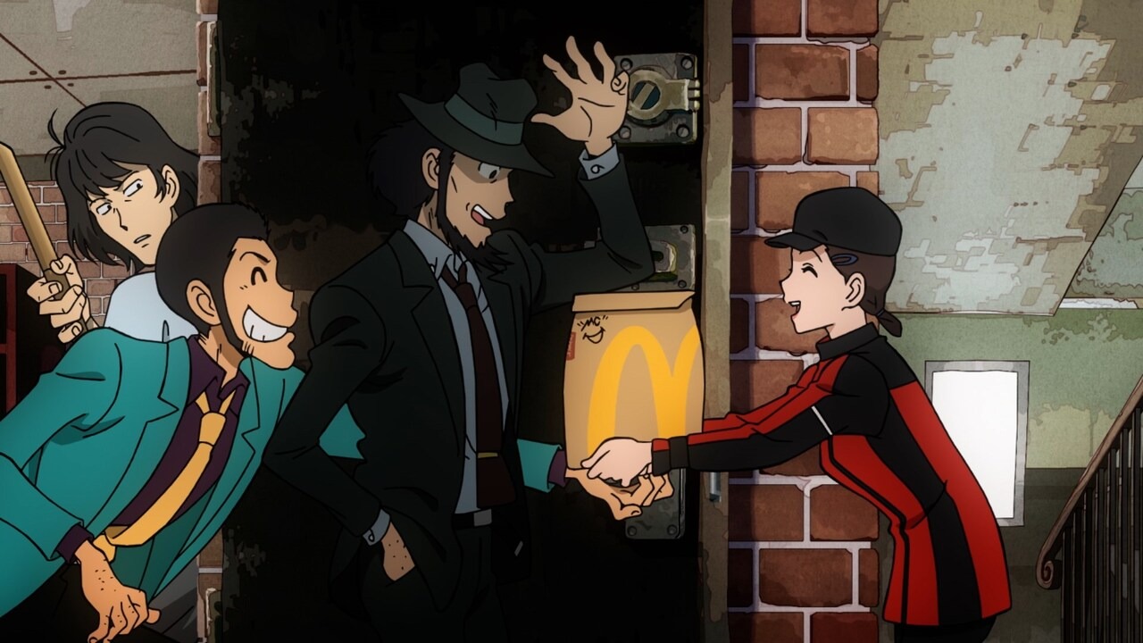 Lupin and His Cohorts Stake Out McDonald’s Japan Delivery in Latest Anime Commercial