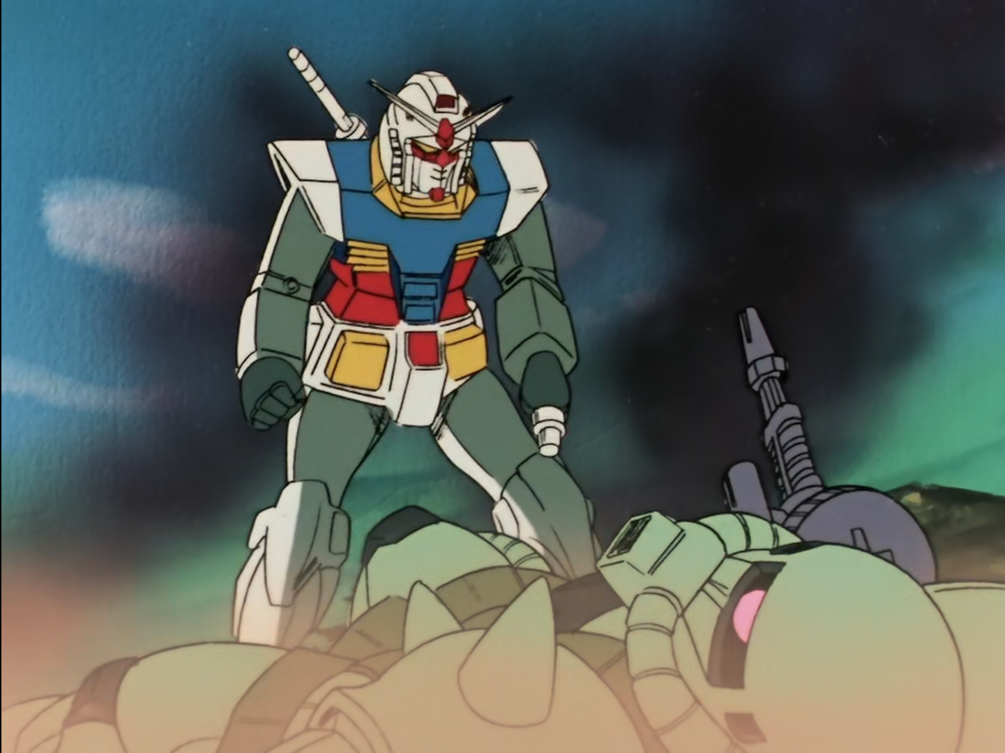 identify this tv show  Anime where pilot phases through a mountain to  reach his mecha  Movies  TV Stack Exchange