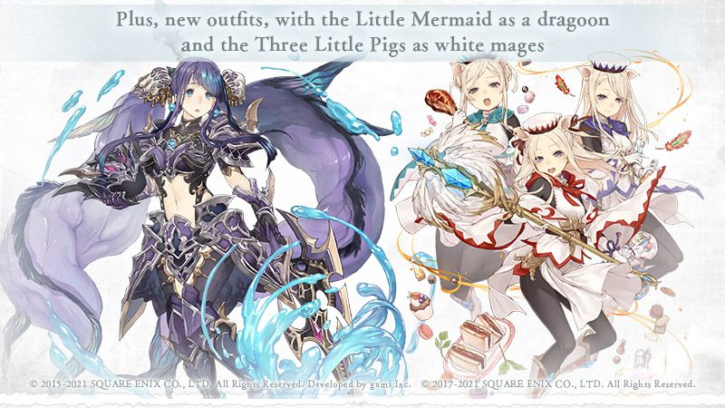 Little Mermaid Dragoon / Three Little Pigs White Mages