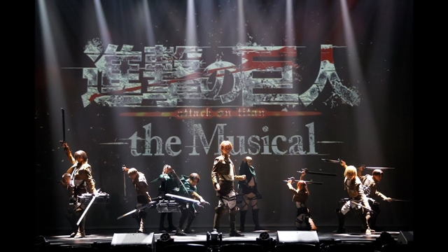 Dynamic Action Sparks in Attack on Titan -the Musical- Digest Clip