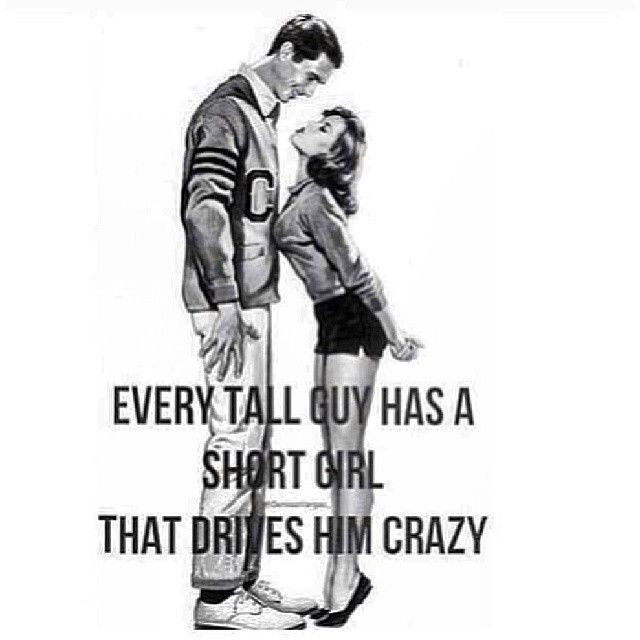 is it weird for a tall guy to date a short girl