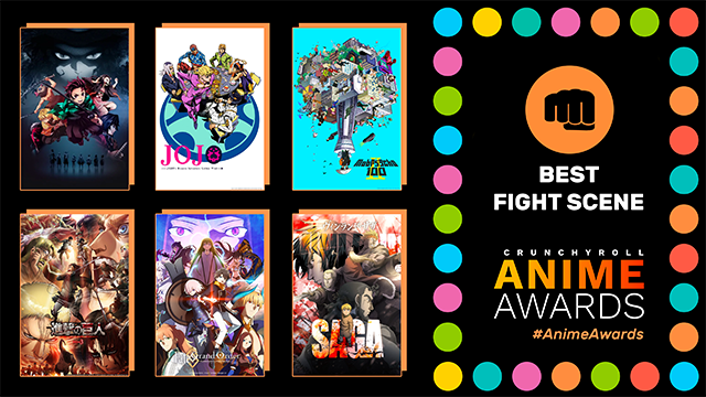 Anime Awards Best Fight Scenes 