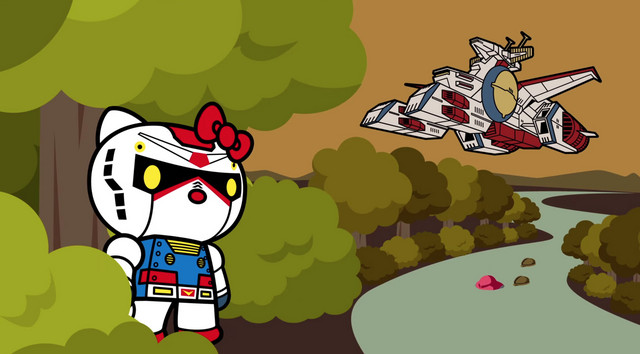 Gundam x Hello Kitty