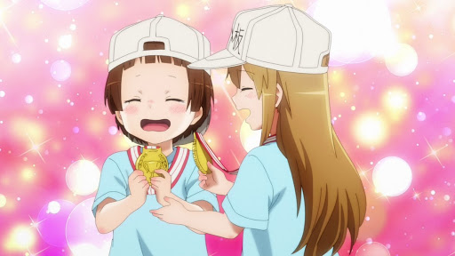 Backwards cap and Platelet earn their medals