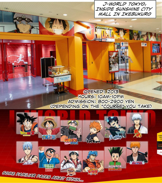 Crunchyroll Anime City Shonen Jump Food And Fun At J World Tokyo