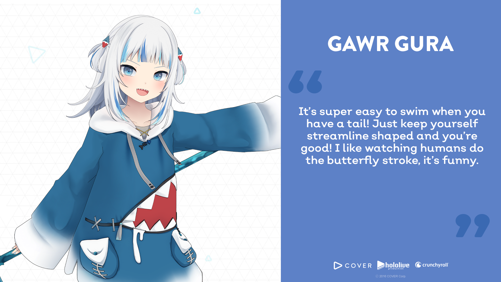 Crunchyroll Gawr Gura S New Outfit Reveal Nets Largest Vtuber Stream ...