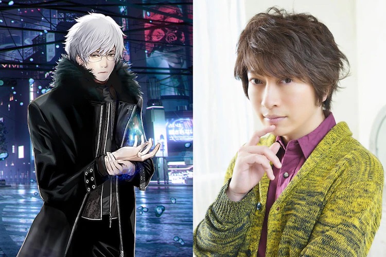 A character visual of Naoto Kirihara (and his voice actor, Daisuke Ono) from the upcoming NIGHT HEAD 2041 TV anime.