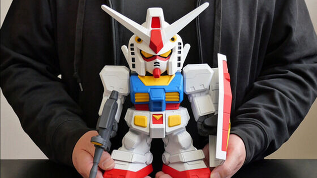 Premium Bandai Releases Jumbo Soft Vinyl SD Gundam Figure