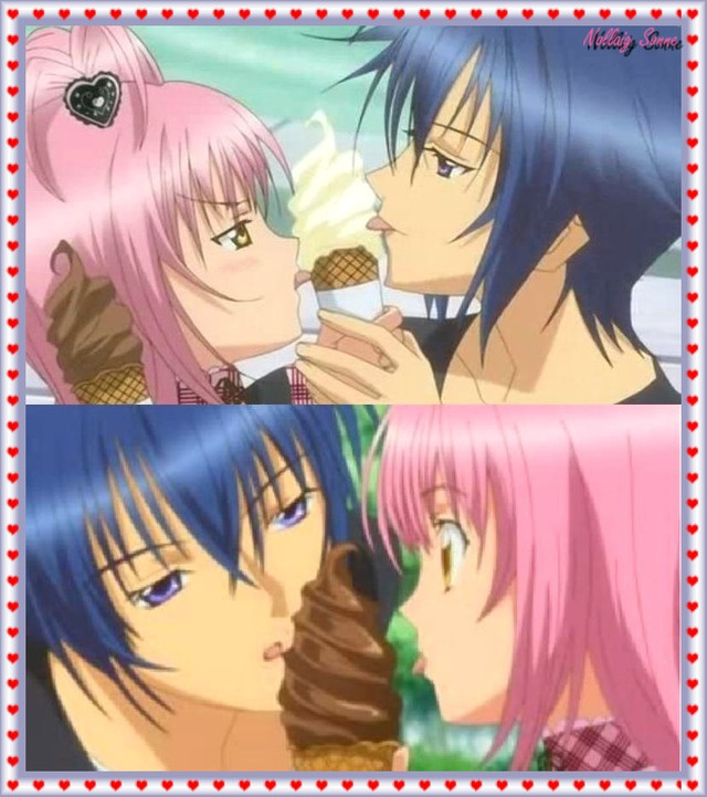 All Tadase and Amu really do is look at each other, blush, then look away. 