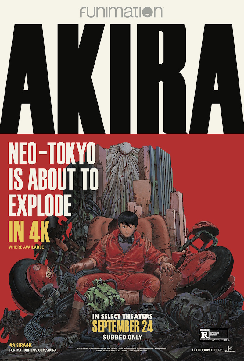 Crunchyroll Akira 4K Makes Its Debut in U.S. Theaters on September 24