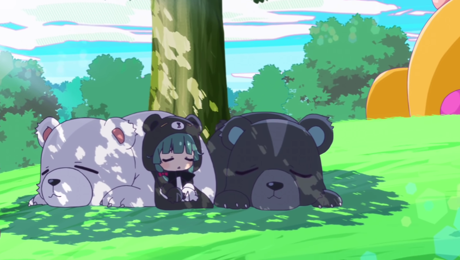 Heroines Hibernate in Kuma Kuma Kuma Bear Mini Animation ...