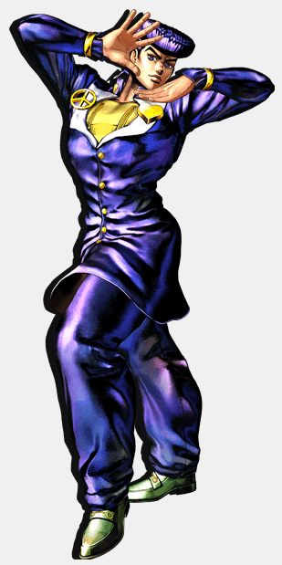 Josuke steht