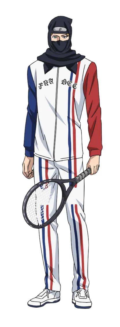 The Prince of Tennis II: U-17 World Cup Osval Delon character designs