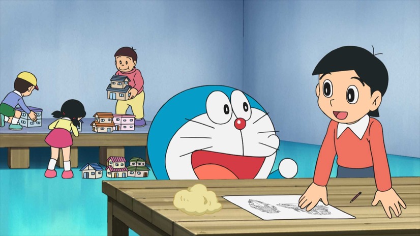 Doraemon and the gang plan Space Daimajin