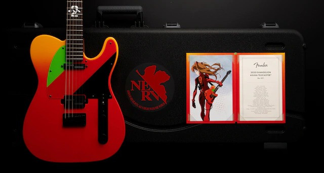 Asuka Evangelion guitar