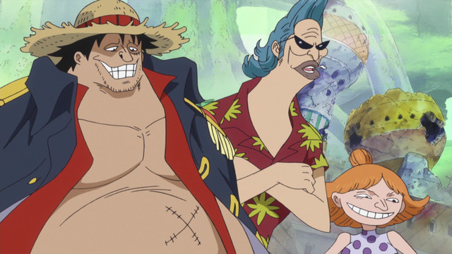 One Piece Fishman Island 517 574 Episode 521 The Battle Is On Show Them What You Got From Training Watch On Crunchyroll