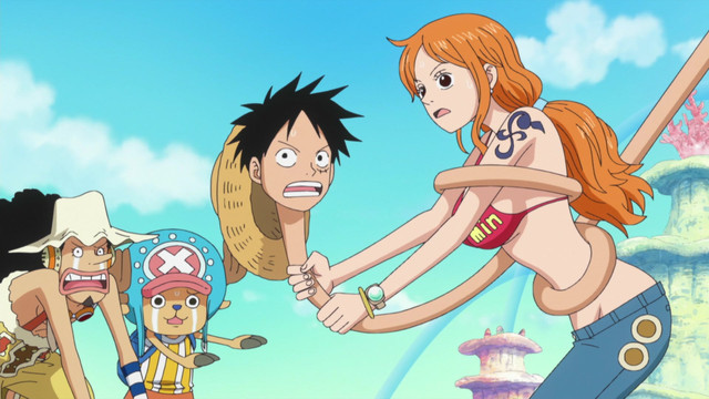 One Piece Fishman Island 517 574 Episode 573 Finally Time To Go Goodbye Fish Man Island Watch On Crunchyroll