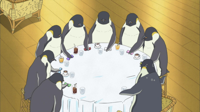 しろくまカフェ 第31話 Mr Penguin S Dilemma Idol Yama Arashi Watch On Crunchyroll
