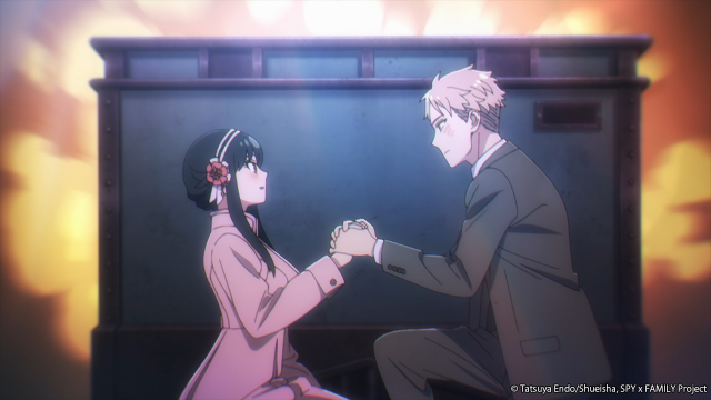 Loid proposes to Yor in SPY x FAMILY