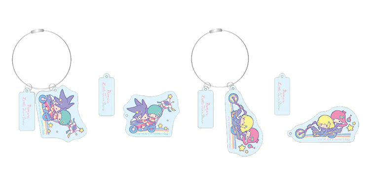 Promare x Little Twin Stars wire keyrings