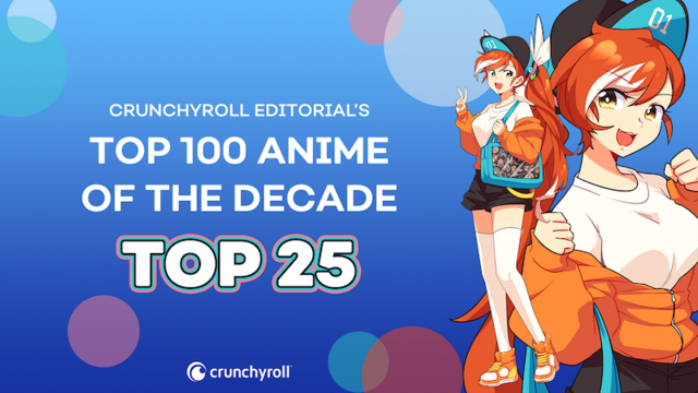 Top 100 Anime of the Decade - Top 25