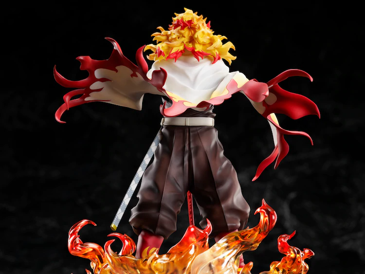 Figura Demon Slayer Rengoku: espalda
