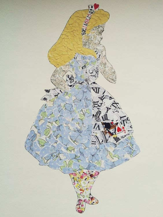 alice in wonderland artwork gcse