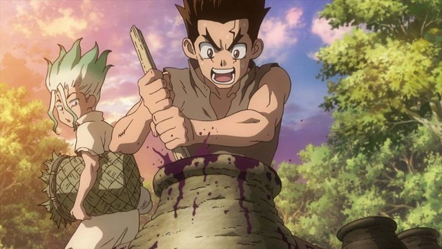 Crunchyroll - Dr. STONE Anime Previewed in a Pair of Petrifying Promos